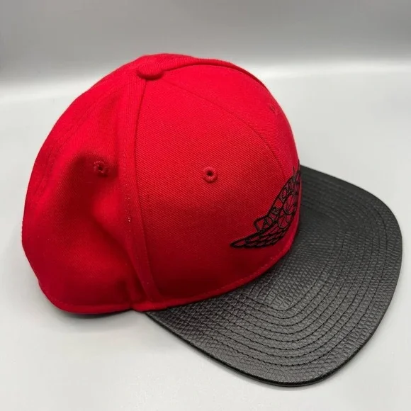 Air Jordan Hat Men Red Black Jumpman‎ Bred Wings Snap Back Cap